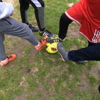 Fußballnachmittag mit Flüchtlingskindern